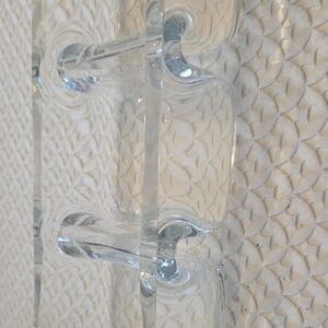 Clear Glass/ Decorative Tray or Organizer - Transparent